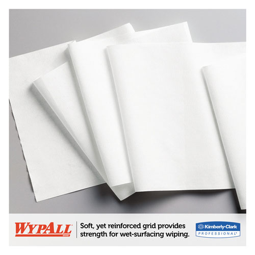WypAll® L30 Towels, 12.4 x 12.2, White, 875/Roll