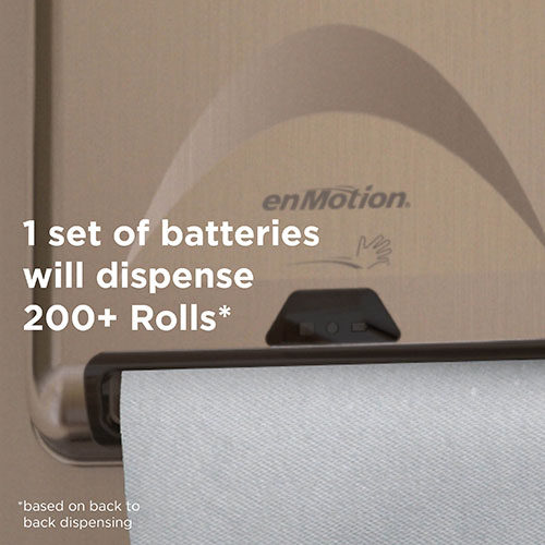 enMotion Recycled Paper Towel Roll, Brown, 89480, 800 Feet Per Roll, 6 Rolls Per Case
