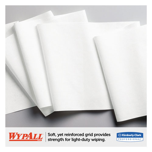 WypAll® L30 Towels, 11 x 10.4, White, 70 Sheets/Roll