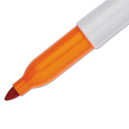 Sharpie® Fine Tip Permanent Marker, Orange, Dozen