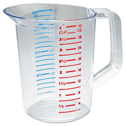 Rubbermaid Bouncer Measuring Cup, 32 oz, Clear (3216CL)