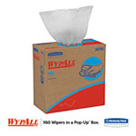 WypAll® General Clean X60 Cloths, POP-UP Box, 8.34 x 16.8, White, 118/Box, 10 Boxes/Carton view 3