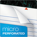 TOPS Docket Ruled Perforated Pads, Wide/Legal Rule, 50 White 8.5 x 11.75 Sheets, 12/Pack view 1