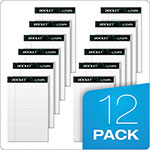TOPS Docket Ruled Perforated Pads, Wide/Legal Rule, 50 White 8.5 x 11.75 Sheets, 12/Pack view 3