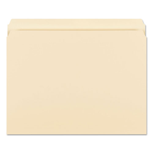 Smead Manila File Folders, Straight Tab, Letter Size, 100/Box