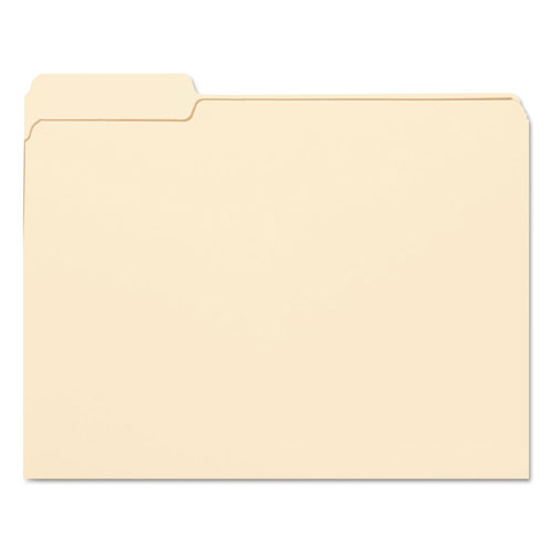 Smead Manila File Folders, 1/3-Cut Tabs, Left Position, Letter Size, 100/Box