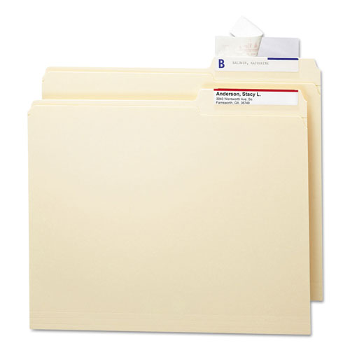 Smead Seal & View File Folder Label Protector, Clear Laminate, 3-1/2x1-11/16, 100/Pack