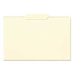 Smead Reinforced Tab Manila File Folders, 1/3-Cut Tabs, Center Position, Legal Size, 11 pt. Manila, 100/Box (SMD15336)