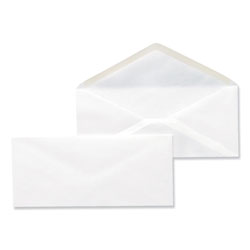 Universal Open-Side Business Envelope, #10, Monarch Flap, Gummed Closure, 4.13 x 9.5, White, 500/Box (UNV35210)