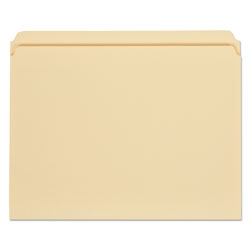 Universal Top Tab File Folders, Straight Tabs, Letter Size, 0.75" Expansion, Manila, 100/Box (UNV12110)