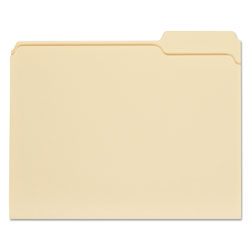 Universal Top Tab File Folders, 1/3-Cut Tabs: Right Position, Letter Size, 0.75" Expansion, Manila, 100/Box (UNV12123)