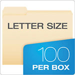 Pendaflex Manila File Folders, 1/3-Cut Tabs, Letter Size, 100/Box view 4