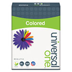 Universal Deluxe Colored Paper, 20 lb Bond Weight, 8.5 x 11, Blue, 500/Ream view 5