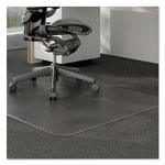 Alera Moderate Use Studded Chair Mat for Low Pile Carpet, 46 x 60, Rectangular, Clear orginal image
