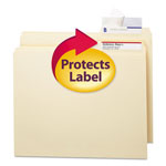 Smead Seal & View File Folder Label Protector, Clear Laminate, 3-1/2x1-11/16, 100/Pack orginal image