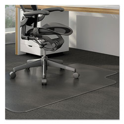 Alera Moderate Use Studded Chair Mat for Low Pile Carpet, 36 x 48, Lipped, Clear (ALEMAT3648CLPL)