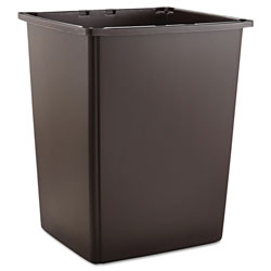 Rubbermaid Glutton Container, 56 gal, Plastic, Brown (256BBN)