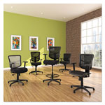 Alera Elusion Series Mesh Mid-Back Swivel/Tilt Chair, Supports up to 275 lbs., Black Seat/Black Back, Black Base view 2