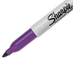 Sharpie® Fine Tip Permanent Marker, Purple, Dozen view 3