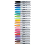 Sharpie® Fine Tip Permanent Marker, Assorted Colors, 24/Set view 1