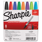Sharpie® Fine Tip Permanent Marker, Assorted Colors, 8/Set orginal image