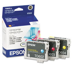 Epson Multi-Pack Ink Cartridges - Cyan, Magenta, Yellow - Inkjet