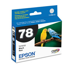 Epson Black Ink Cartridge - Inkjet - Black T078120