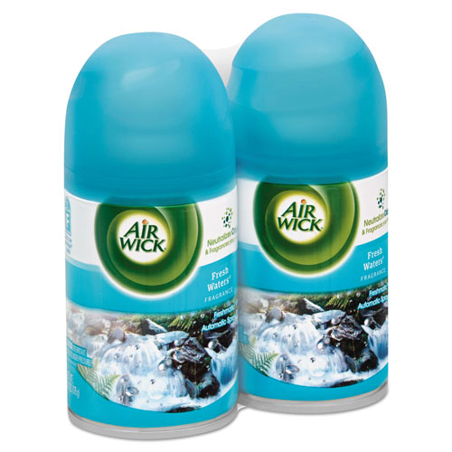 Air Wick Freshmatic Ultra Automatic Spray Refill, Fresh Waters, Aerosol, 5.89 oz, 2/Pack