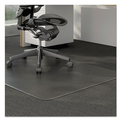 Alera Moderate Use Studded Chair Mat for Low Pile Carpet, 46 x 60, Rectangular, Clear (ALEMAT4660CLPR)