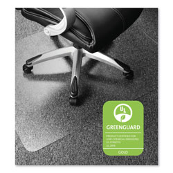 Floortex Cleartex Ultimat Polycarbonate Chair Mat for Low/Medium Pile Carpet, 48 x 60, Clear (FLRER1115223ER)