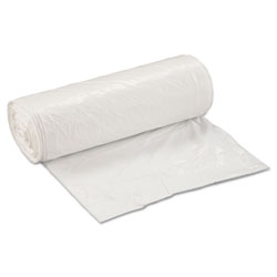 InteplastPitt Low-Density Commercial Can Liners, 30 gal, 0.8 mil, 30" x 36", White, 200/Carton (SL3036XHW)