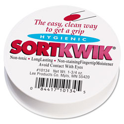 Lee Sortkwik Fingertip Moisteners, 1 3/4 oz, Pink (LEE10134)