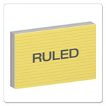 Oxford Ruled Index Cards, 5 x 8, Blue/Violet/Canary/Green/Cherry, 100/Pack view 1