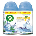 Air Wick Freshmatic Ultra Automatic Spray Refill, Fresh Waters, Aerosol, 5.89 oz, 2/Pack orginal image