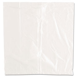InteplastPitt Ice Bucket Liner Bags, 3 qt, 0.24 mil, 12" x 12", Clear, 1,000/Carton