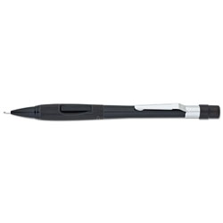 Pentel Quicker Clicker Mechanical Pencil, 0.5 mm, HB (#2.5), Black Lead, Black Barrel