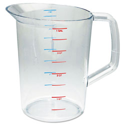 Rubbermaid Bouncer Measuring Cup, 4 qt, Clear
