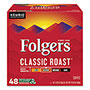 Folgers Gourmet Selections Classic Roast Coffee K-Cups, 48/Box