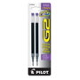 Pilot Refill for G2 Gel, Dr. Grip Gel/Ltd, ExecuGel G6, Q7, Fine, Purple, 2/Pack