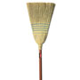 Rubbermaid Corn-Fill Broom, Corn Fiber Bristles, 38" Overall Length, Blue