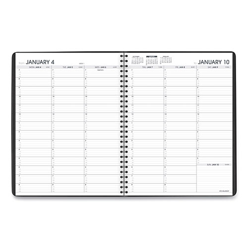 Acco At-A-Glance Weekly Appointment Book | 11 x 8.25, Black Cover, 13