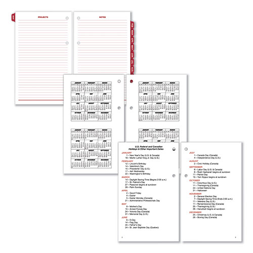Acco AtAGlance Burkhart's Day Counter Desk Calendar Refill 4.5 x 7.