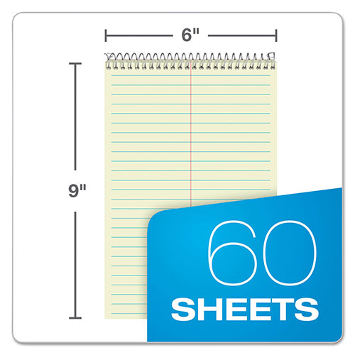 Ampad Steno Pads, Gregg Rule, Tan Cover, 60 Green-Tint 6 x 9 Sheets