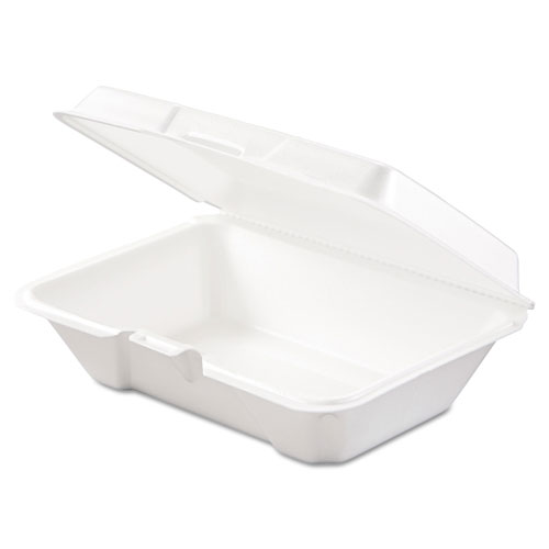 Dart Carryout Food Container, Foam, 1-Comp, 9 3/10 x 6 2/5 x 2 9/10, 200/Carton