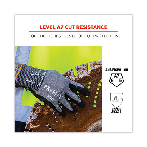 Ergodyne ProFlex 7072 Cut Resistant Work Gloves, ANSI A7, ASX
