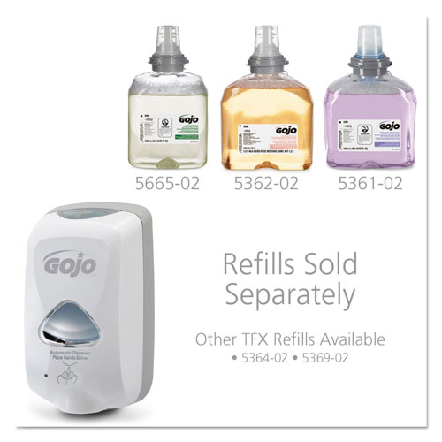 Gojo TFX Touch-Free Automatic Foam Soap Dispenser, 1200 mL, 4.1