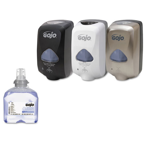Gojo TFX Luxury Foam Hand Wash, Fresh Scent, Refill, 1200mL, 2/Carton