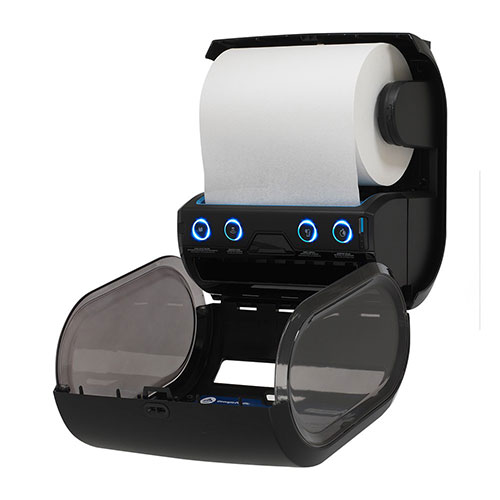 enMotion Flex Mini Automated Touchless Roll Towel Dispenser, 11 3/4 x 7.83 x 13.28, Black