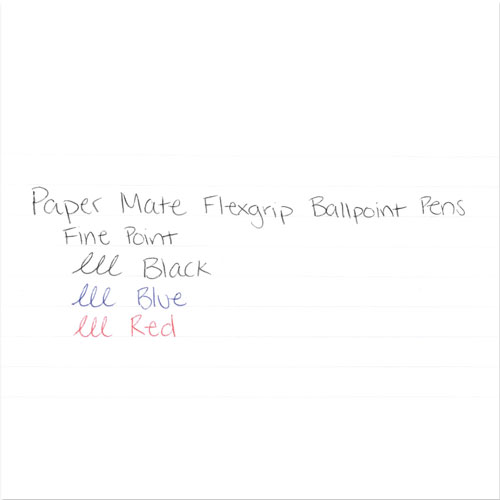 Paper Mate Flexgrip Ultra Retractable Ballpoint Pens | Medium Point (1.0mm)  | Black | 12 Count