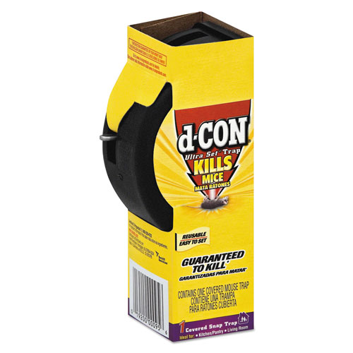 NEW d-CON Ultra Set covered mouse trap dCon - A BETTER REUSABLE MOUSE TRAP